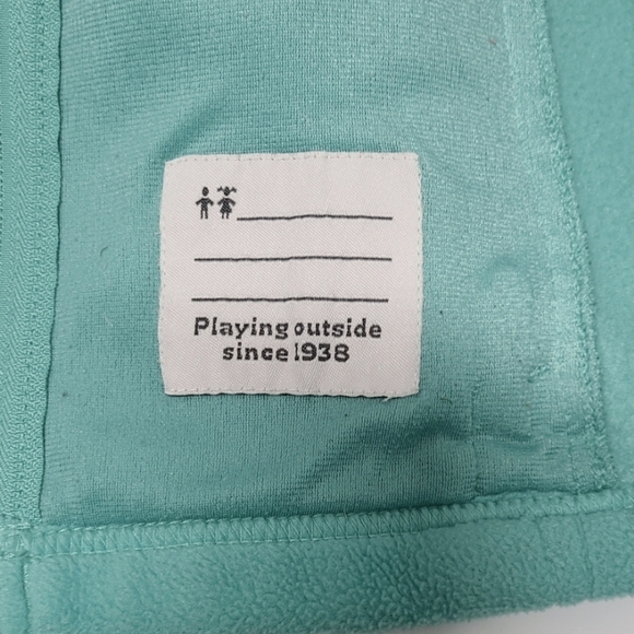 Columbia Benton Springs Youth Teal Fleece Zip Pullover S 7-8 - Picture 12 of 16